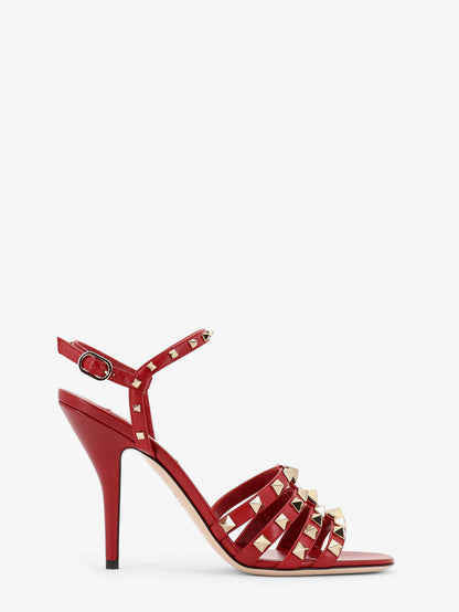 Rockstud leather sandals with iconic all-over studs thumbnail