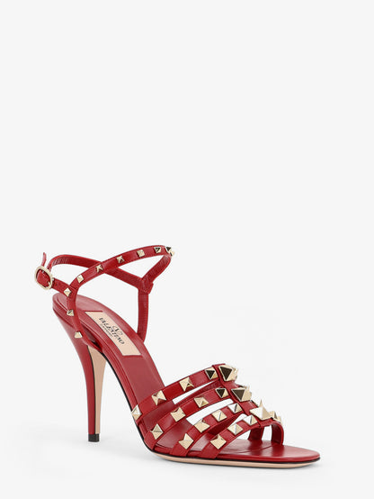 Rockstud leather sandals with iconic all-over studs thumbnail