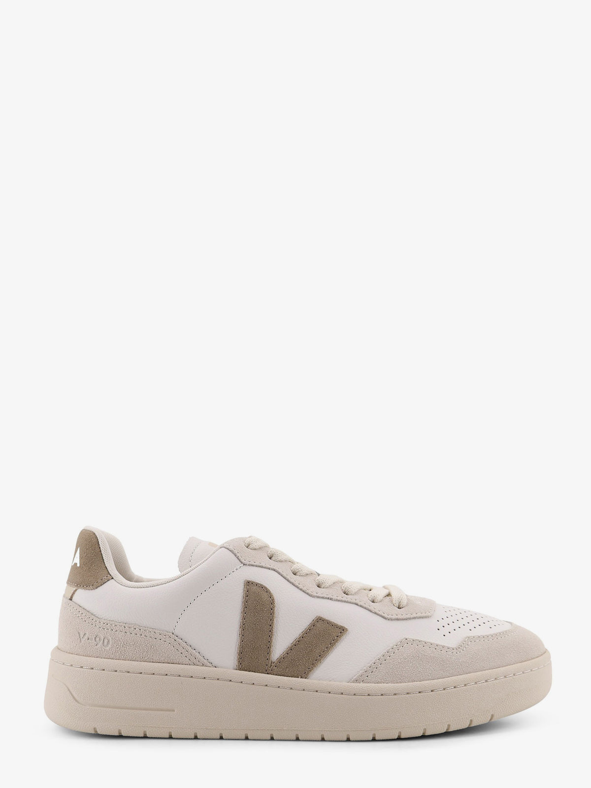 V-90 leather sneakers with suede inserts