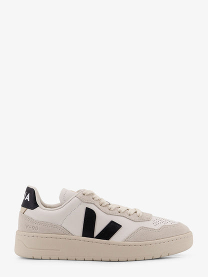V-90 leather sneakers with side logo thumbnail