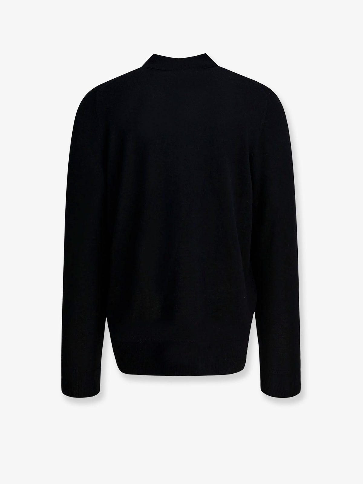Maglia polo in lana merino