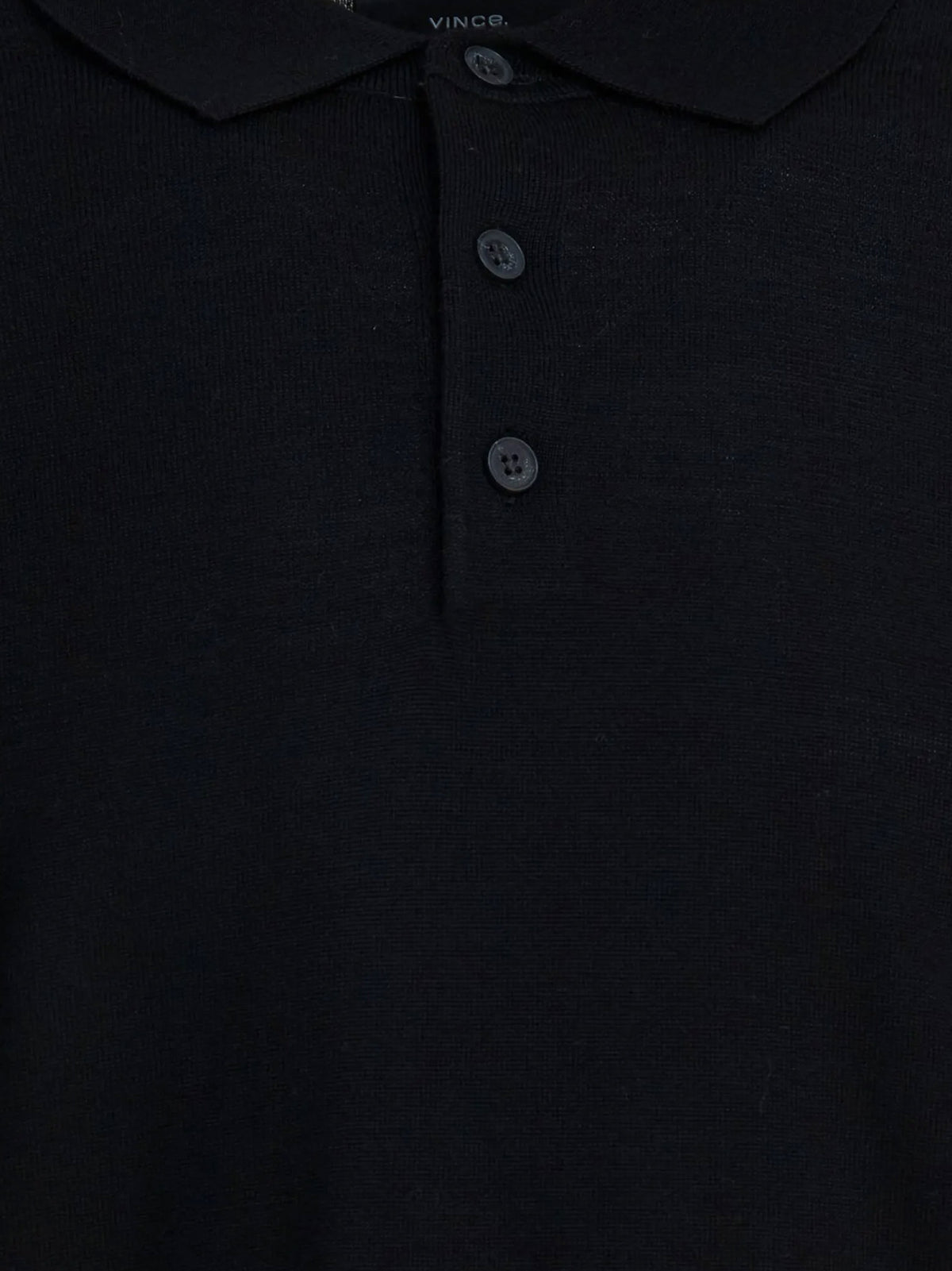 Maglia polo in lana merino