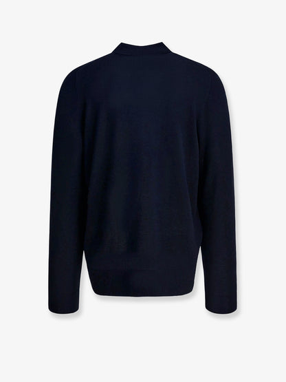 Maglia polo in lana merino thumbnail