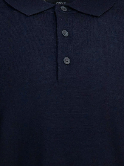 Maglia polo in lana merino thumbnail