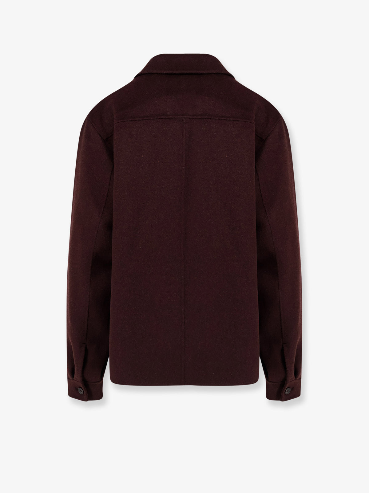 Giacca in lana cotta con zip