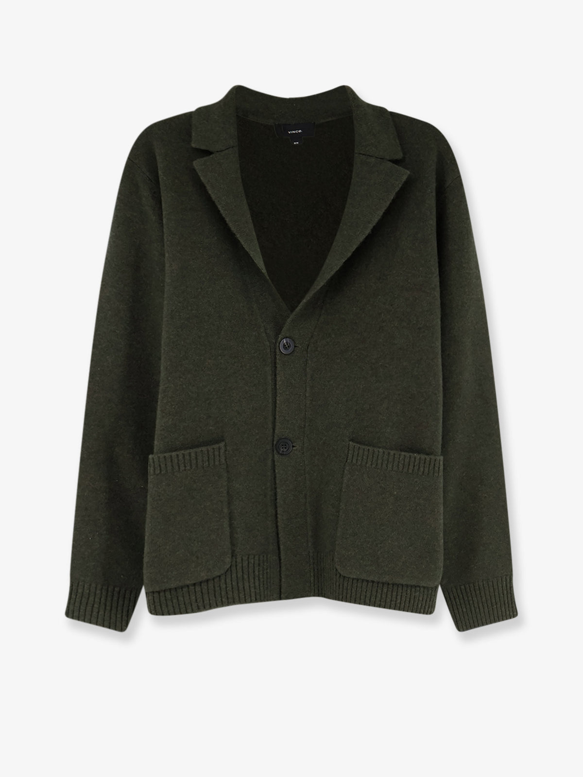 Wool and cashmere carddigan with pockets