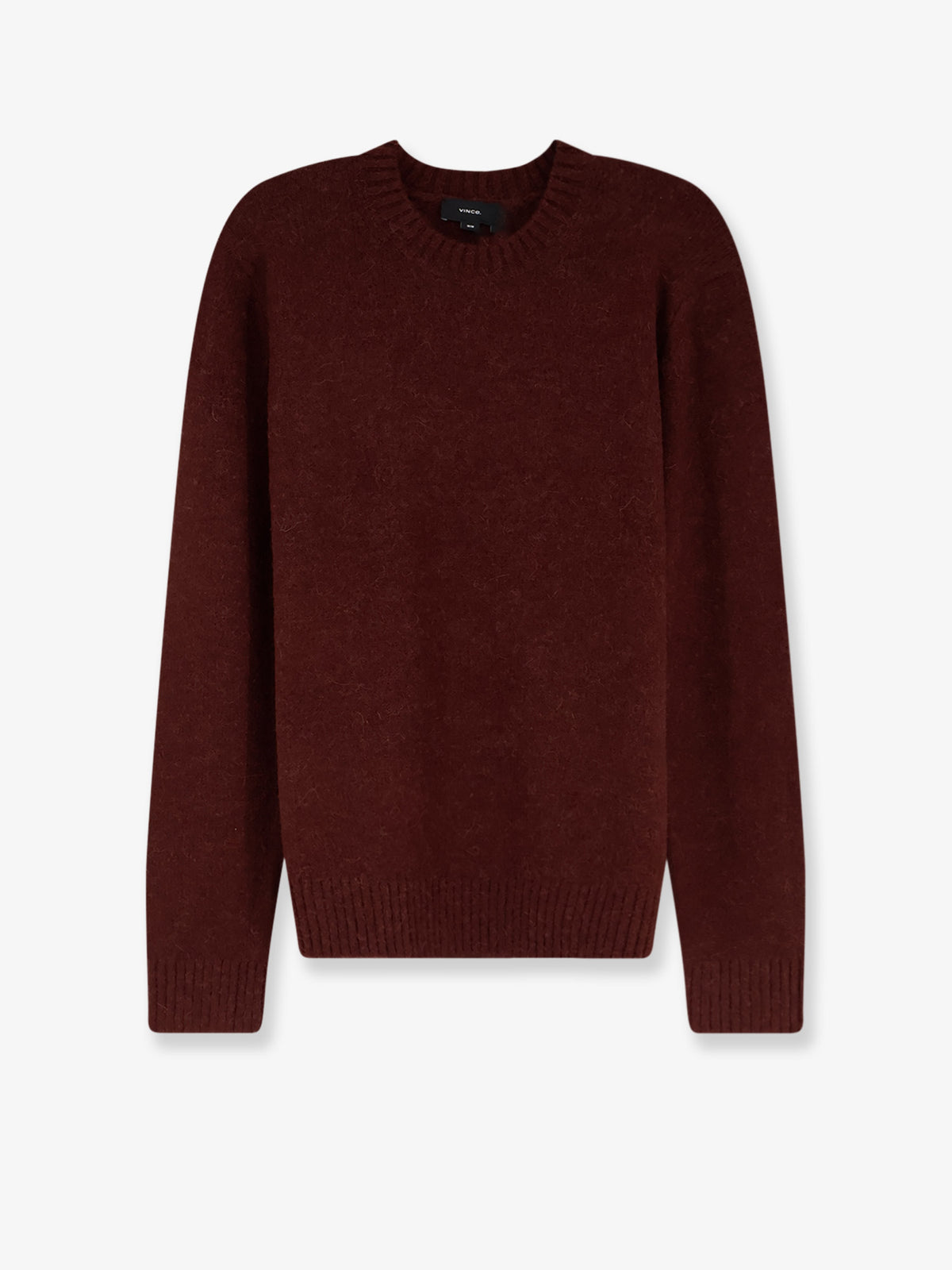 Wool blend sweater with melange effect