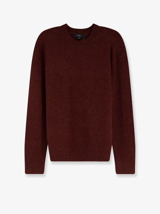 Wool blend sweater with melange effect