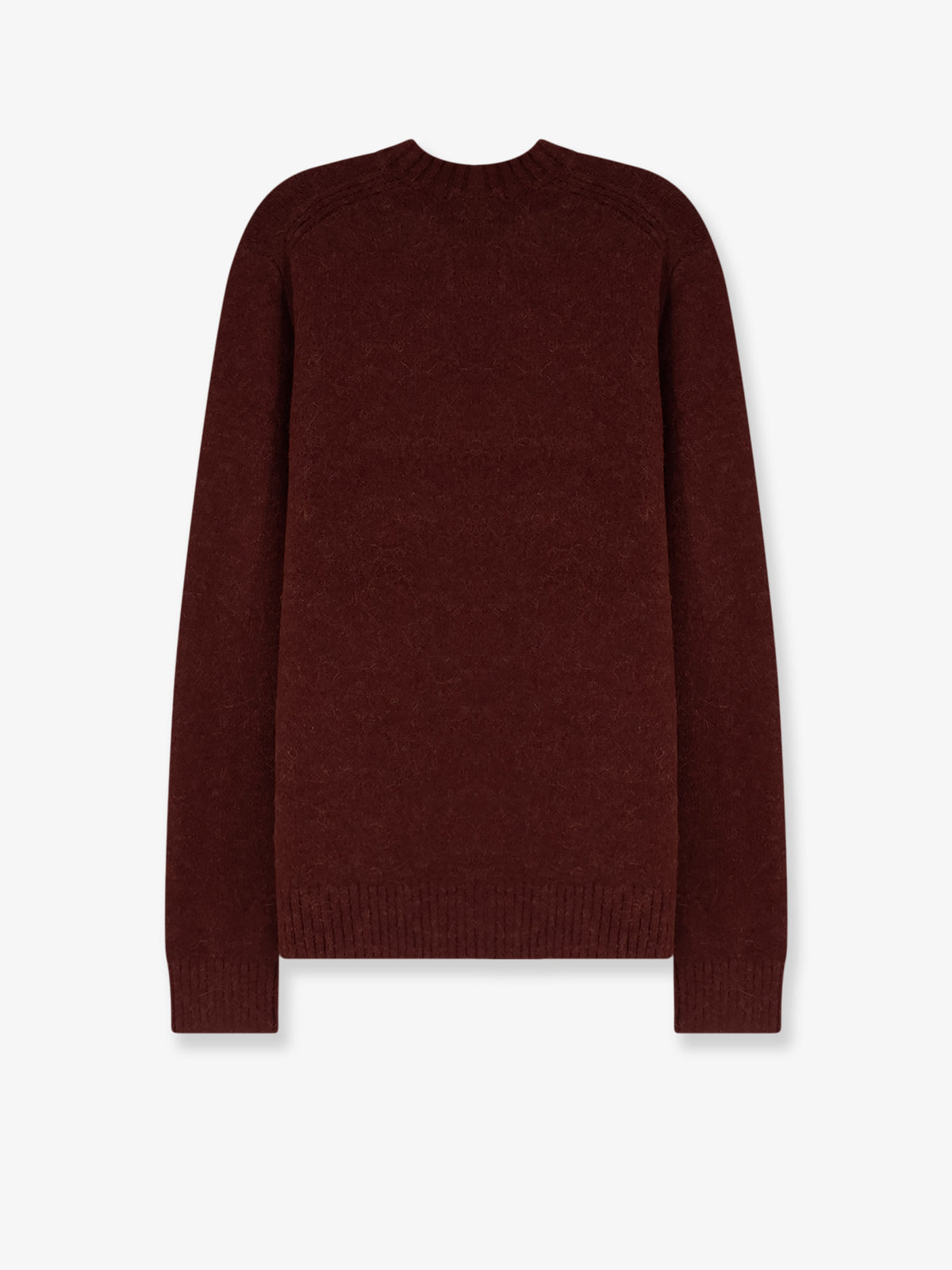 Wool blend sweater with melange effect