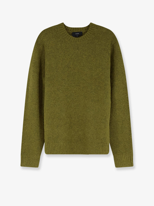 Wool blend sweater with melange effect