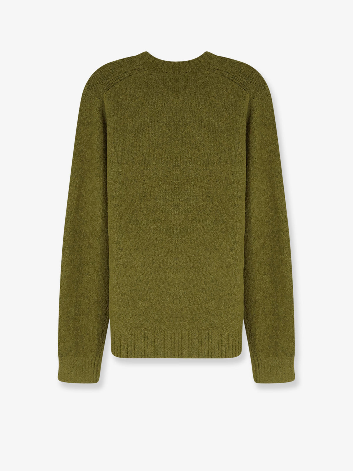 Wool blend sweater with melange effect