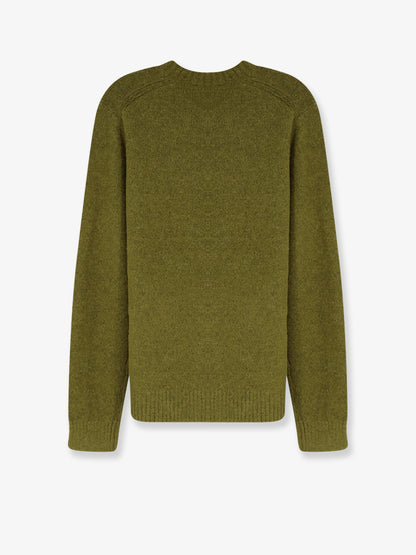 Wool blend sweater with melange effect thumbnail