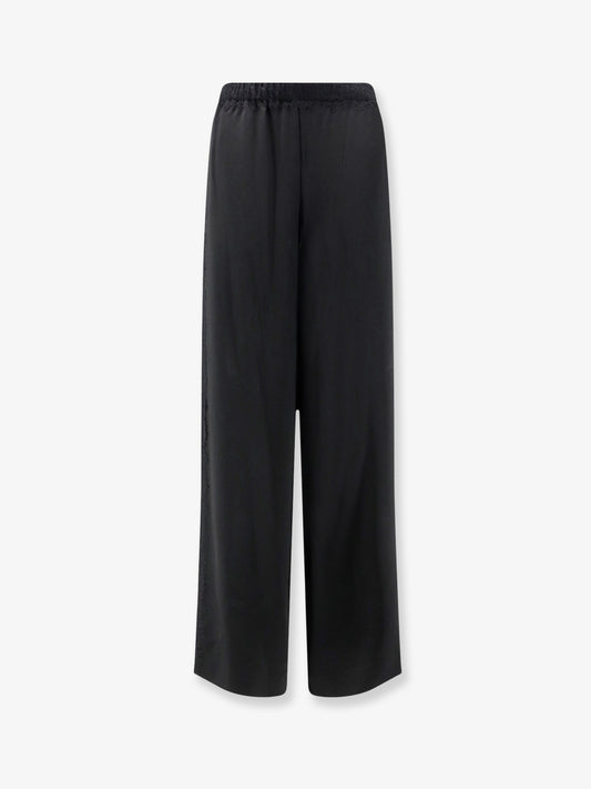 Trousers with side lace insert