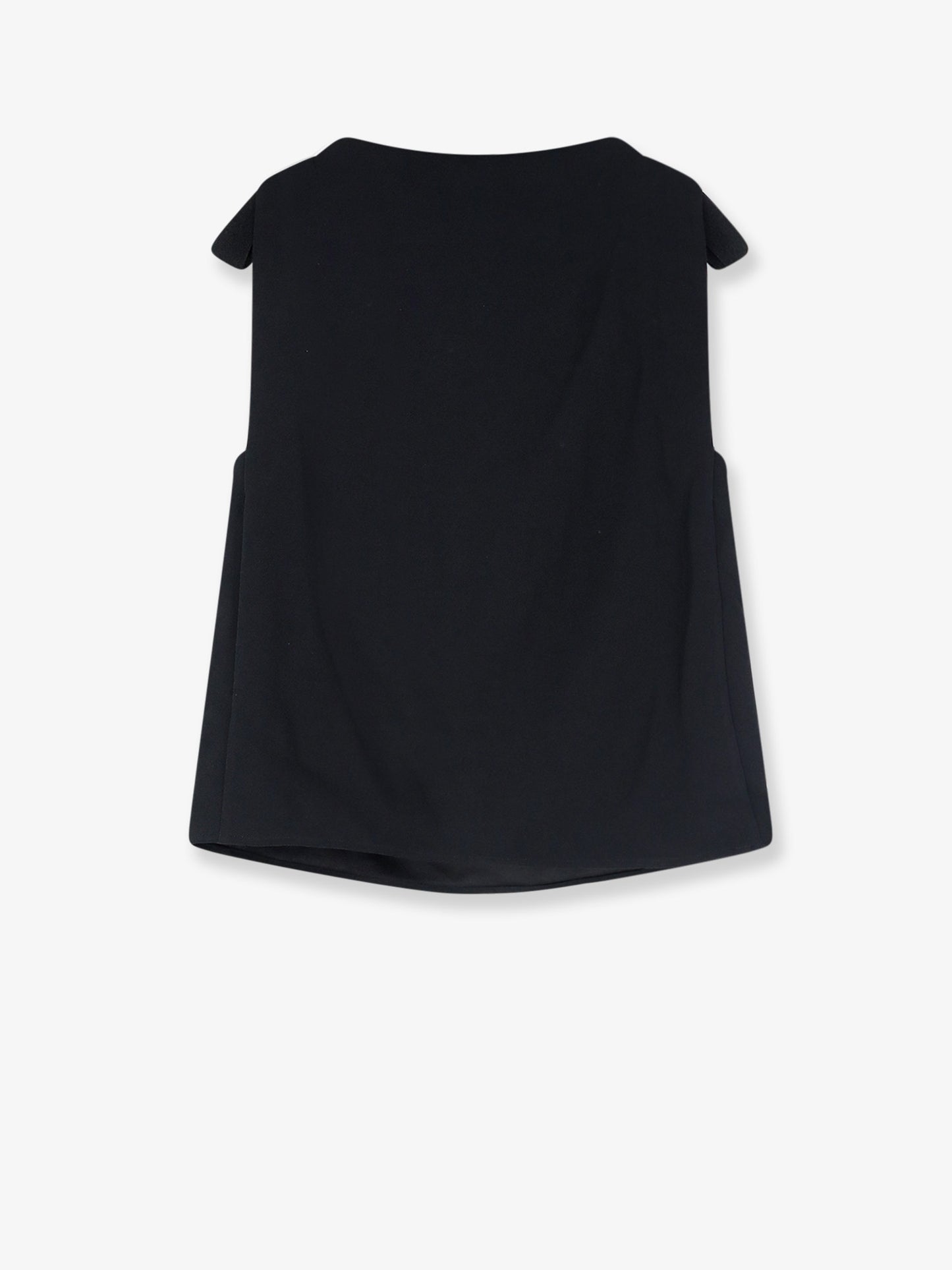Tank top with asymmetrical drape