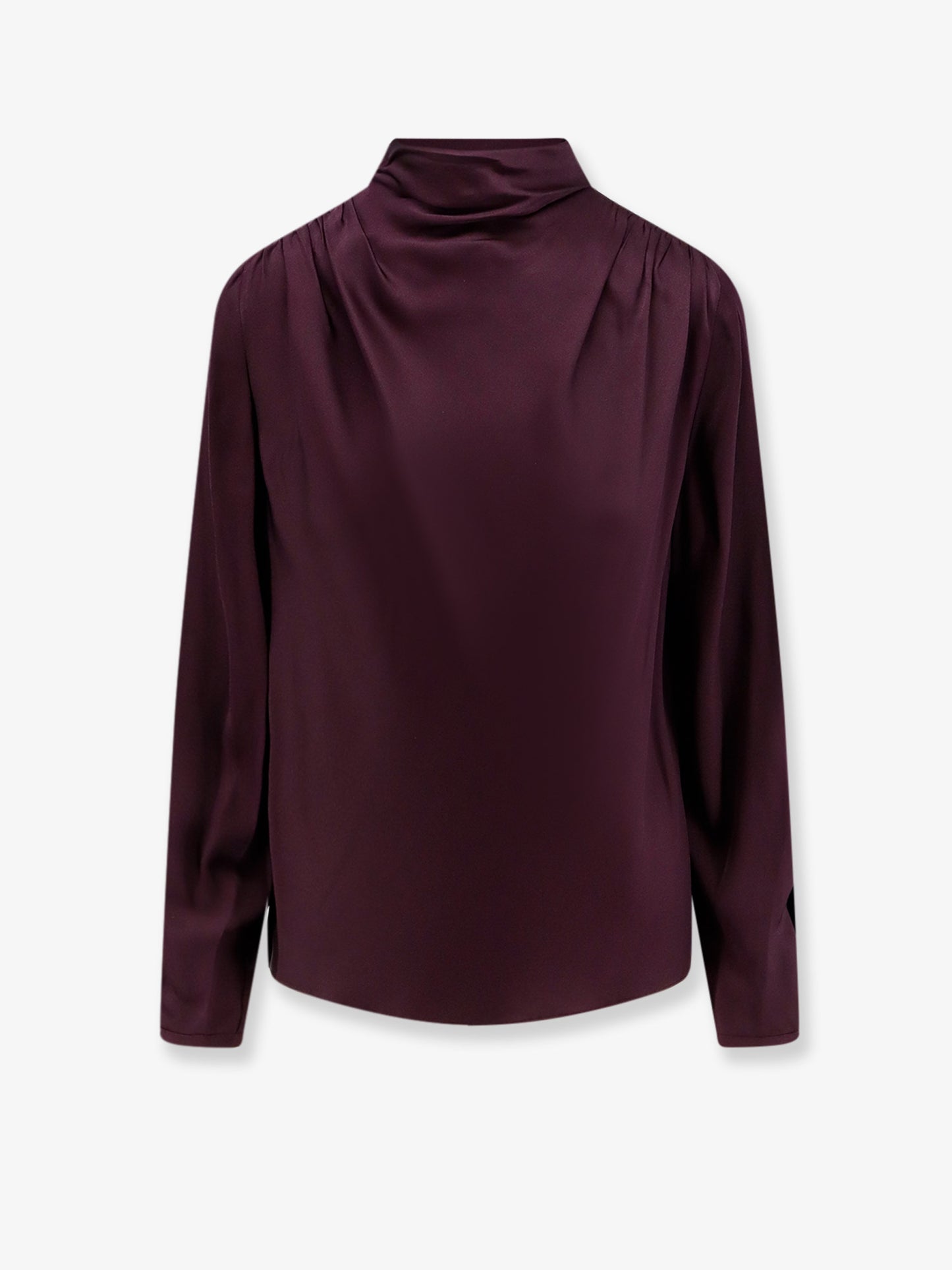 Stretch viscose and silk shirt