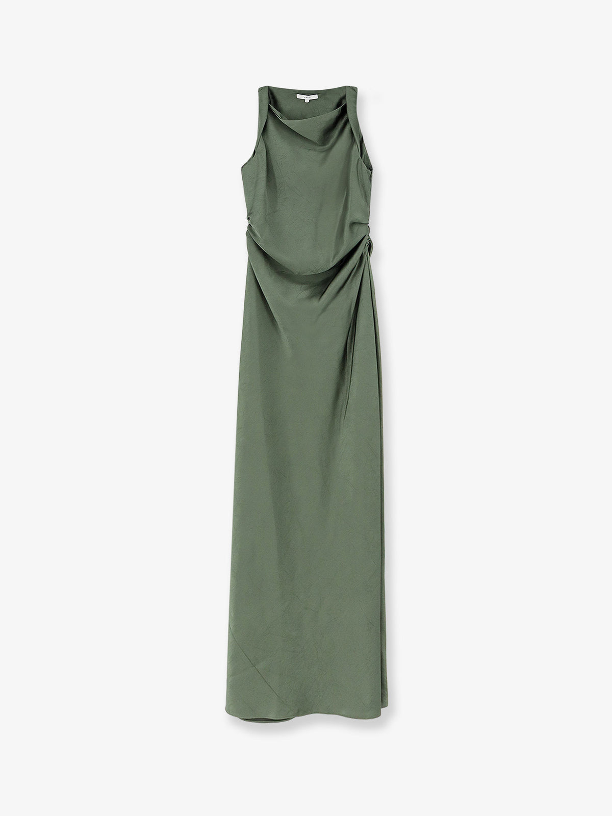 Long satin dress