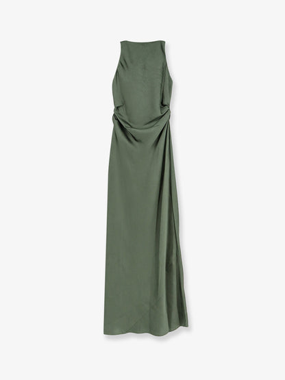 Long satin dress thumbnail