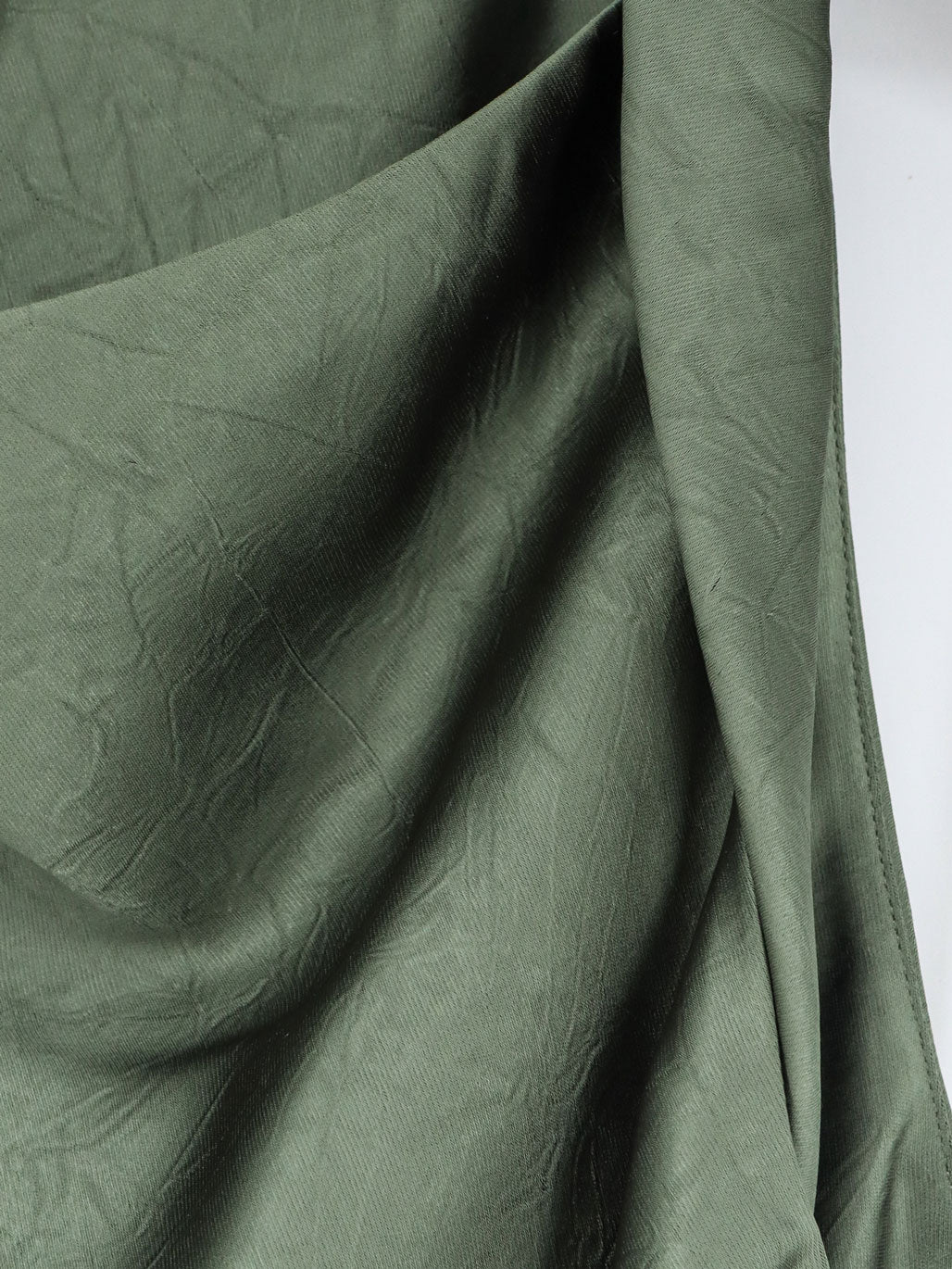 Long satin dress