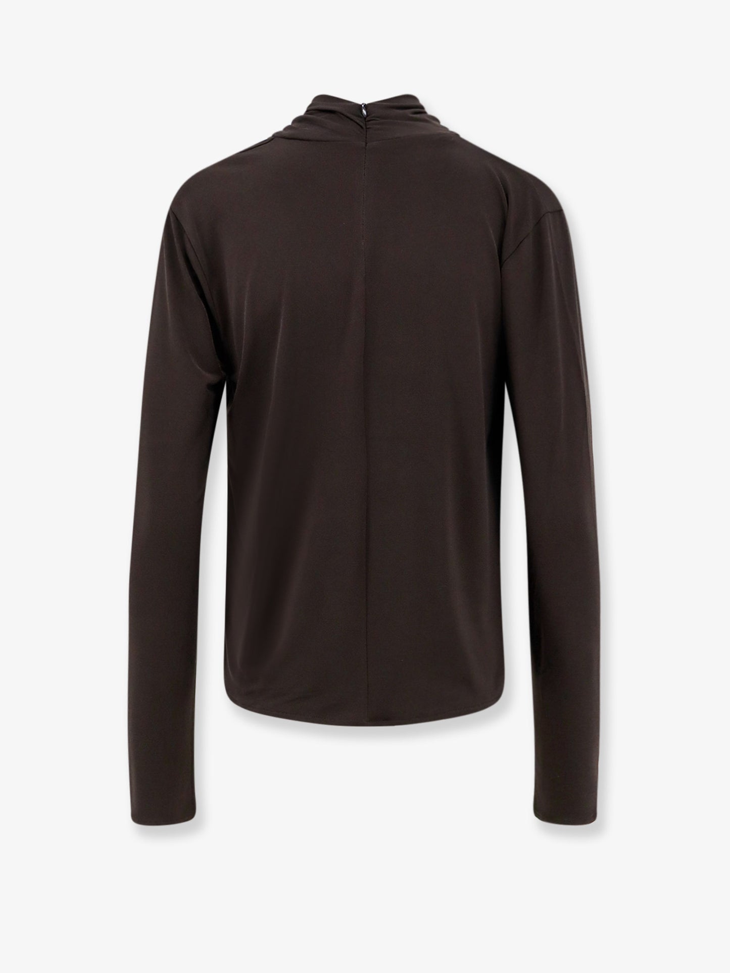 Draped jersey top