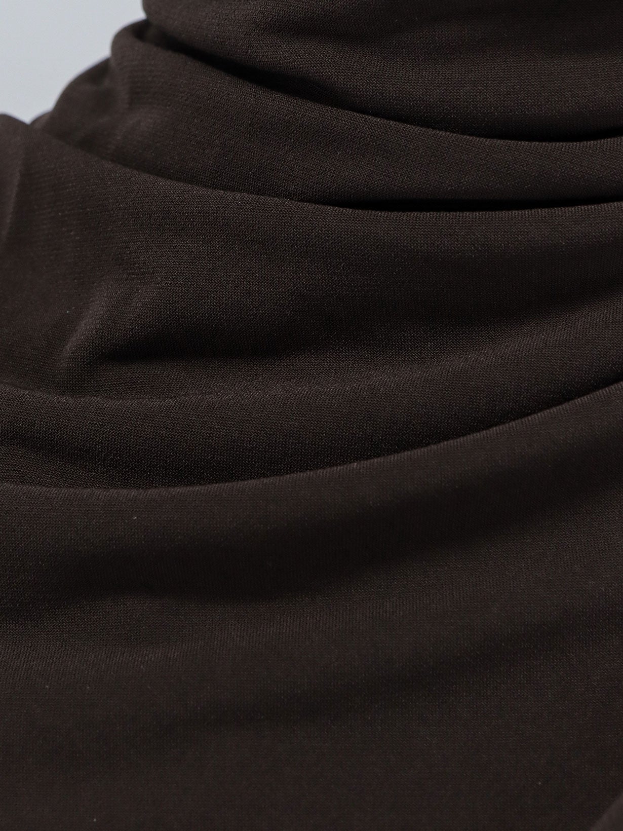 Draped jersey top