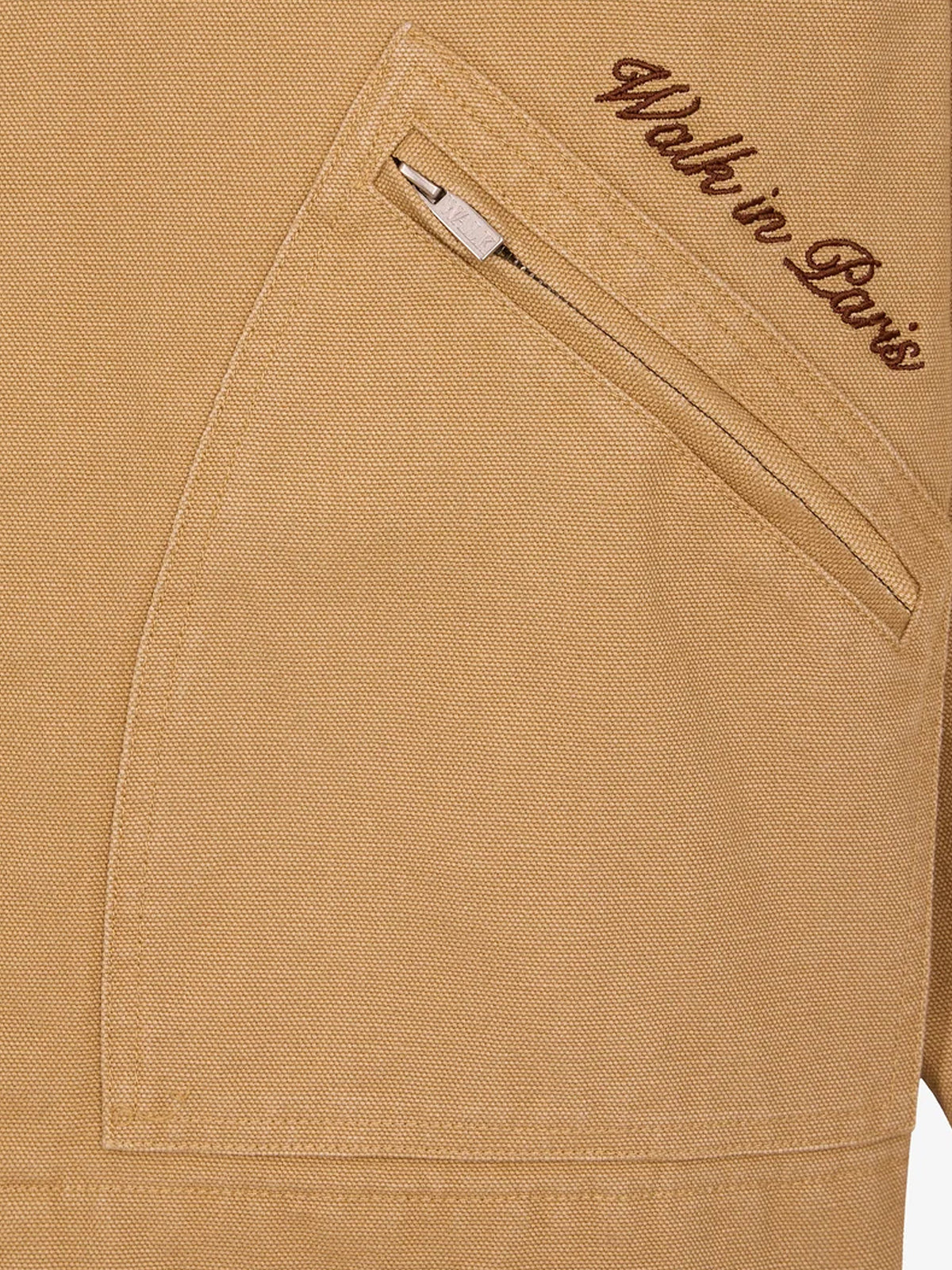Journeyman canvas jacket with contrasting embroidered logo