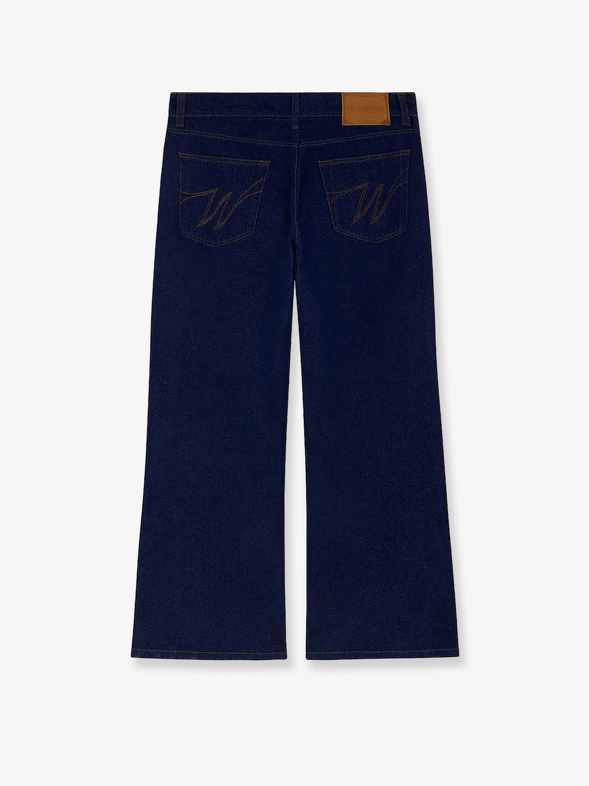 Blue denim jeans