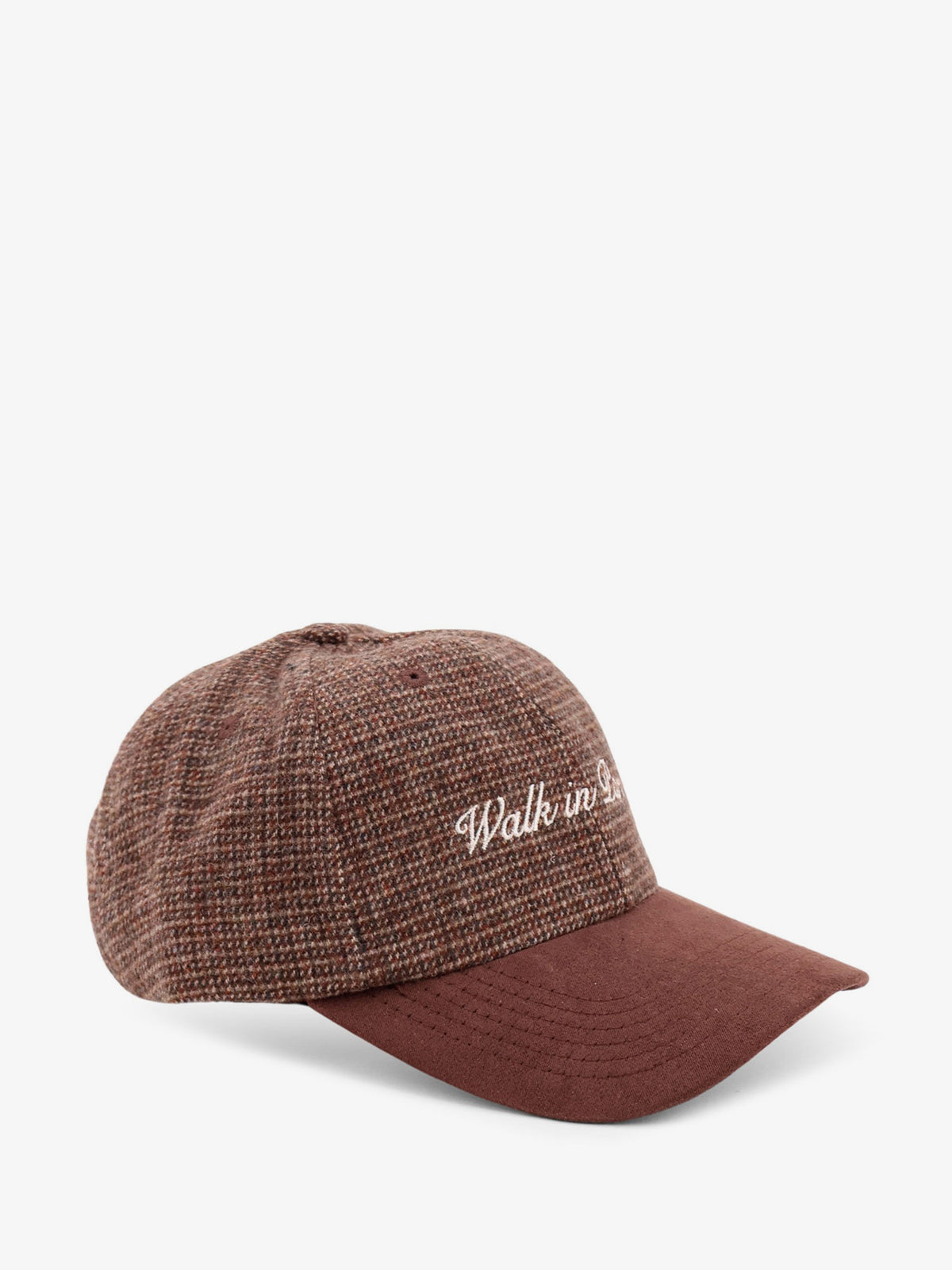 Hounstooth pattern hat