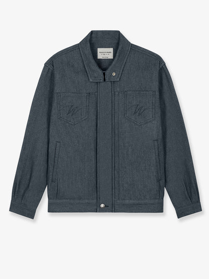 City Messenger Uniform blue denim jacket thumbnail