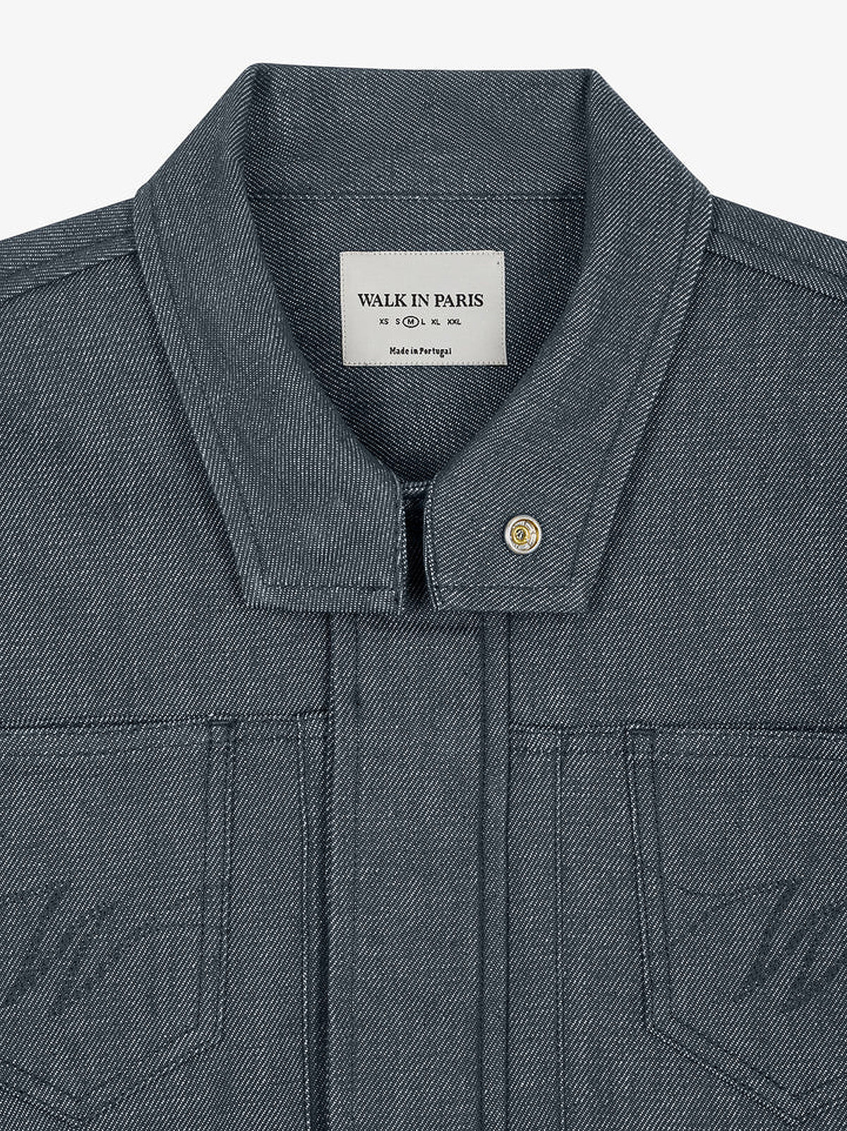 City Messenger Uniform blue denim jacket