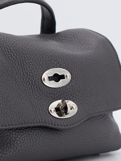 Postina® Baby hammered leather crossbody bag thumbnail