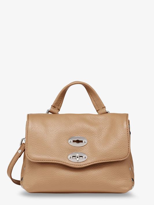 Borsa a tracolla Postina® Baby in pelle martellata