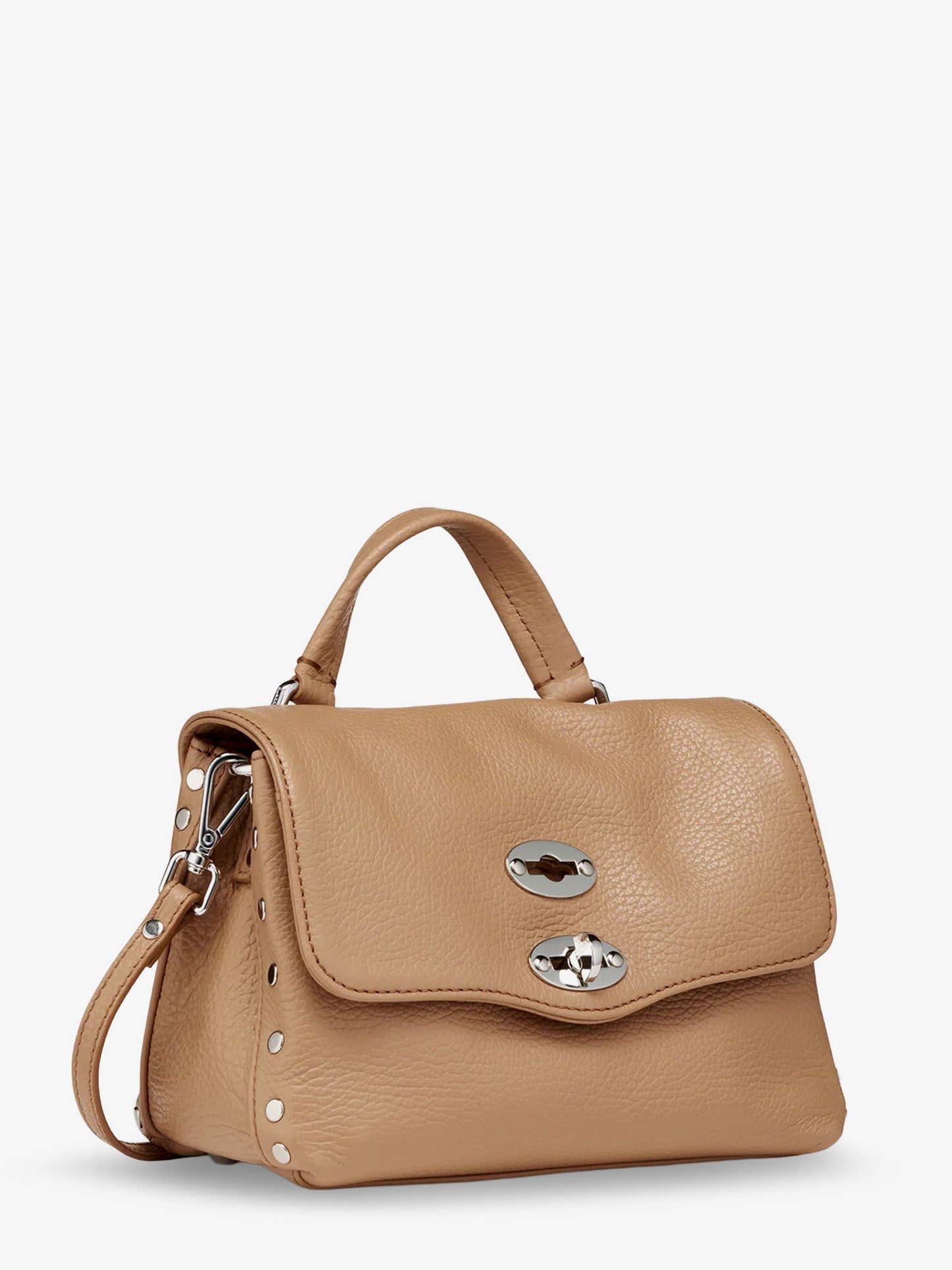 Borsa a tracolla Postina® Baby in pelle martellata