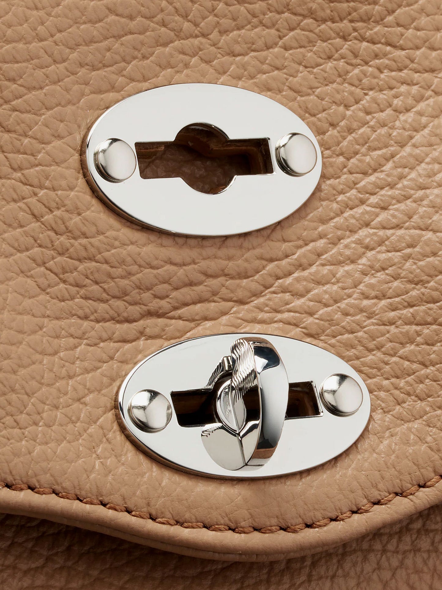 Borsa a tracolla Postina® Baby in pelle martellata