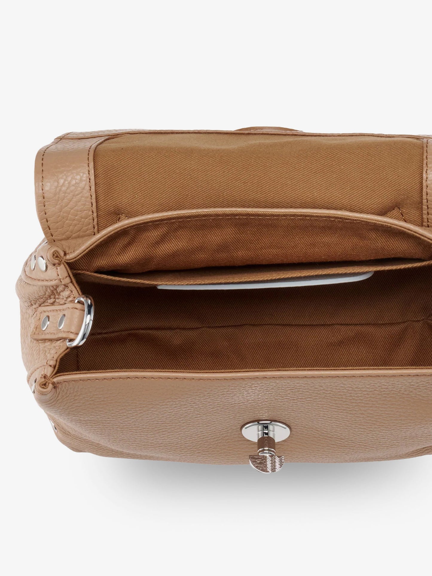 Borsa a tracolla Postina® Baby in pelle martellata