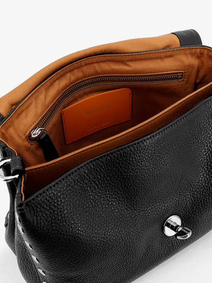 Postina® S textured leather crossbody bag thumbnail