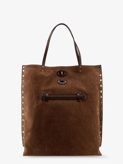 A Spasso Jones hammered leather shoulder bag thumbnail