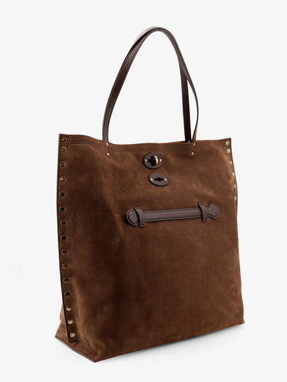 A Spasso Jones hammered leather shoulder bag thumbnail
