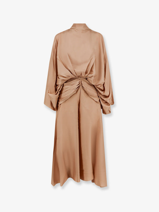 Valiant long silk dress