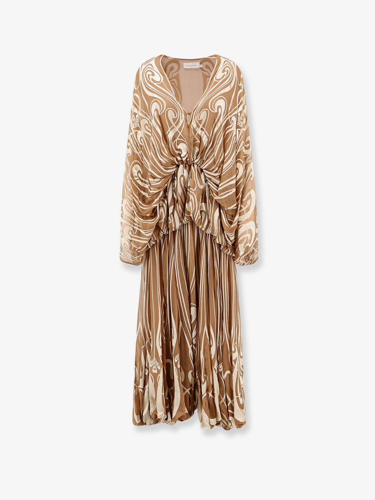 Vestito Momentum Burnout Bubble Gown in seta