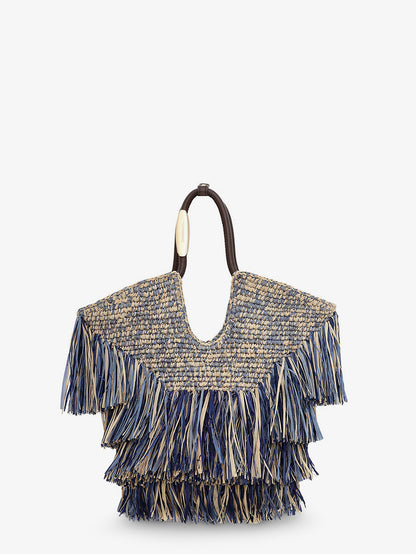 Goldentime raffia handbag thumbnail