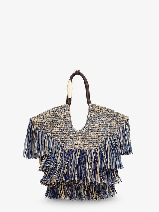 Goldentime raffia handbag
