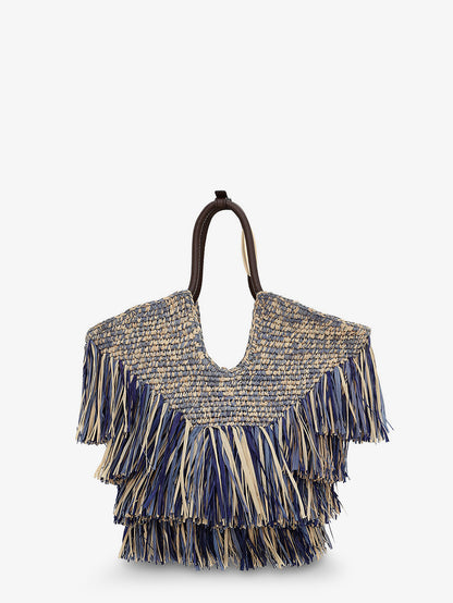 Goldentime raffia handbag thumbnail