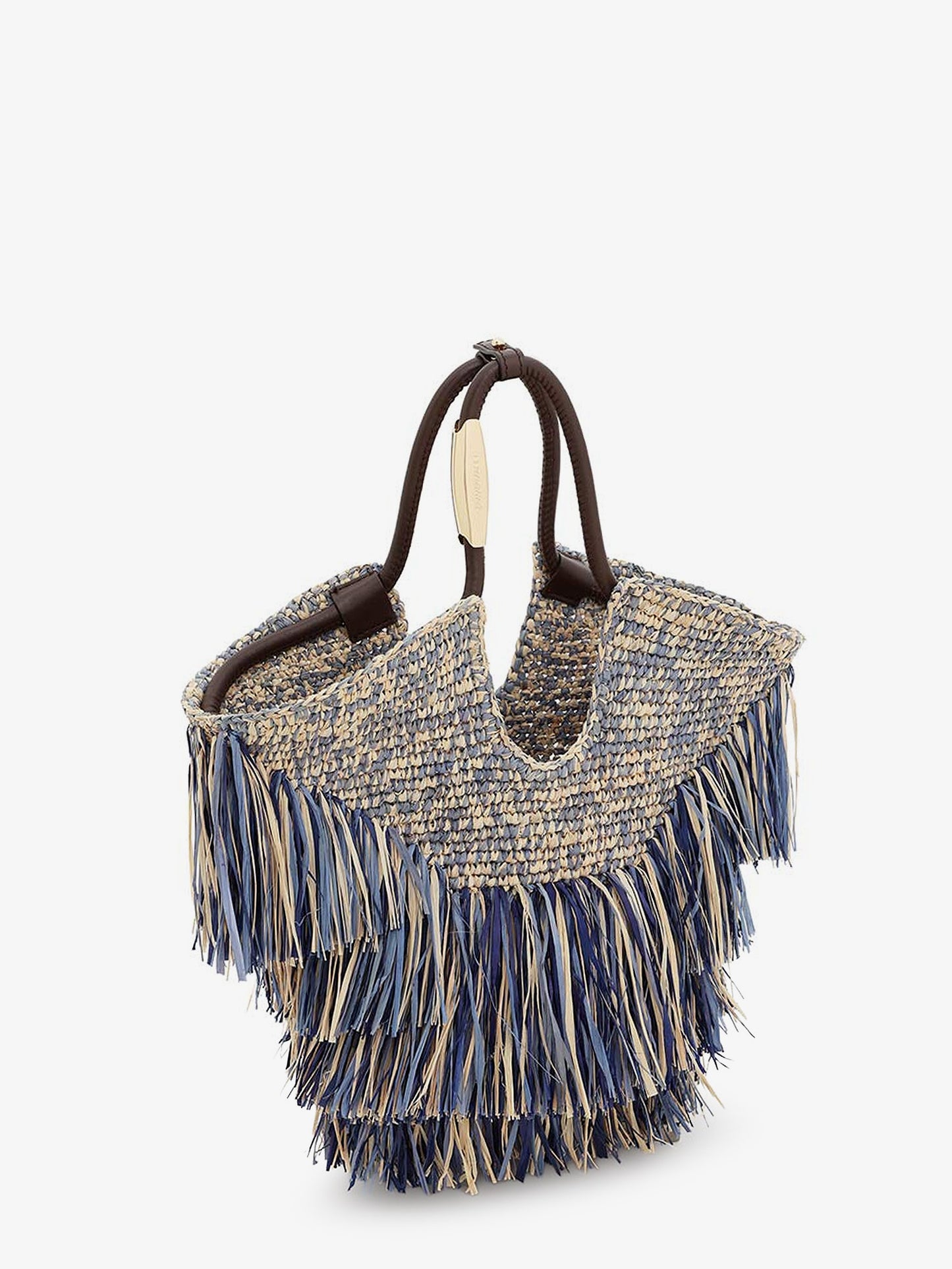 Goldentime raffia handbag