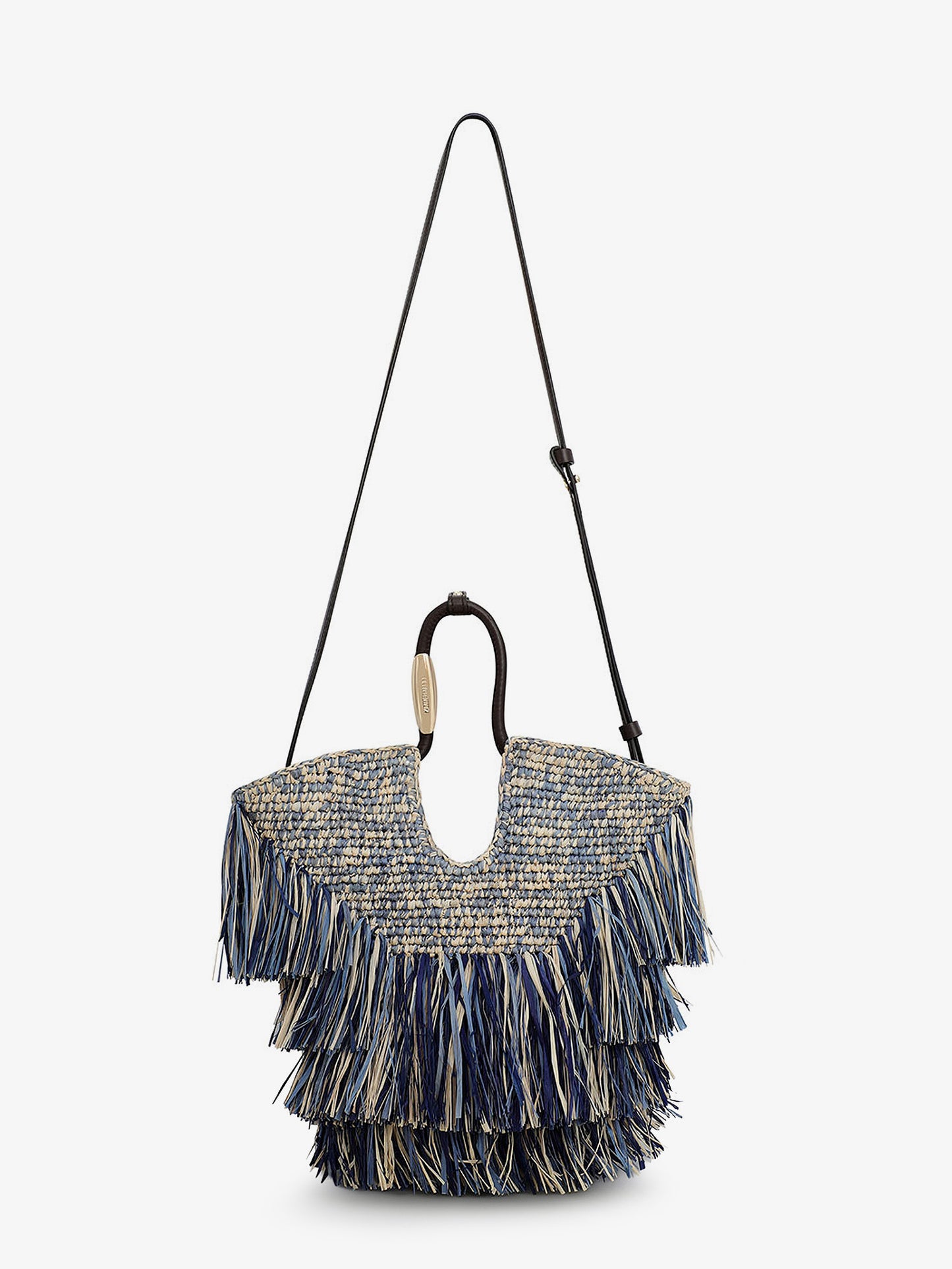 Goldentime raffia handbag