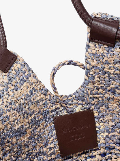 Goldentime raffia handbag thumbnail