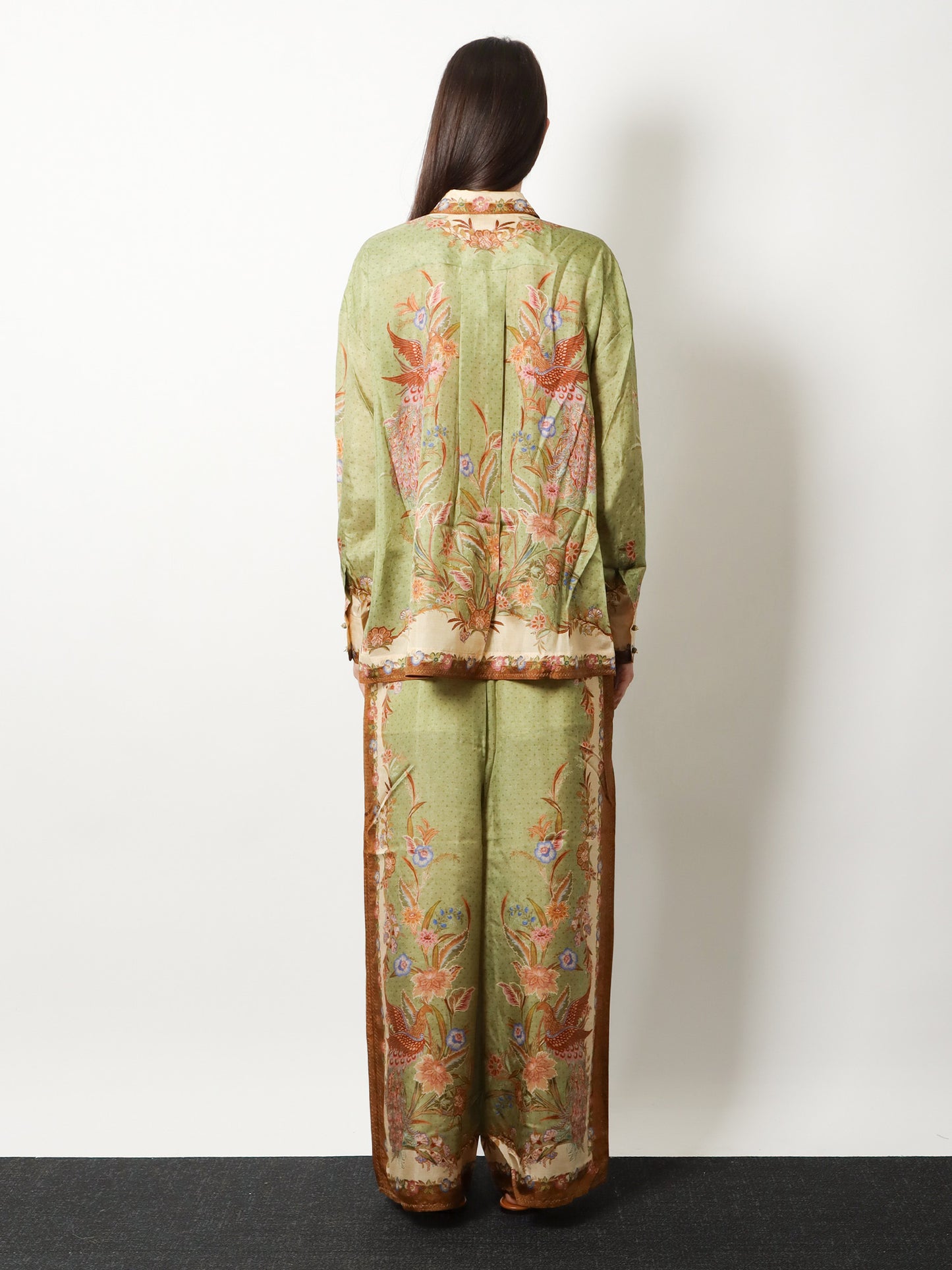 Indra silk trousers