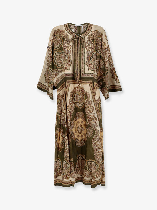 Mahon silk tunic dress