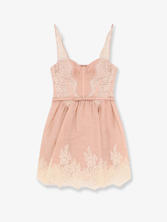 Abito Mini Valiant Lace Trim