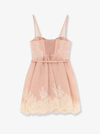 Valiant Lace Trim Mini Dress thumbnail