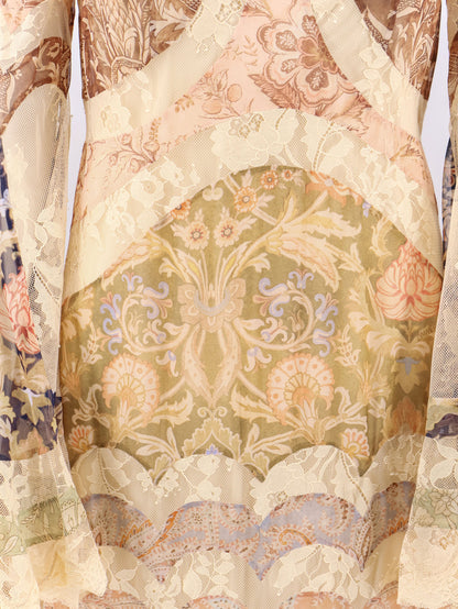 Valiant Panelled Gown silk dress thumbnail